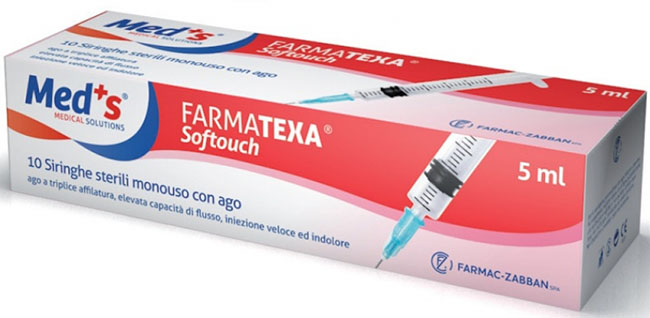 SIRINGA MEDS 5 ML 14 GAUGE 10 PEZZI - farmachicca