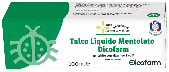 DICOFARM TALCO LIQUIDO MENTOLATO 100 ML - farmachicca