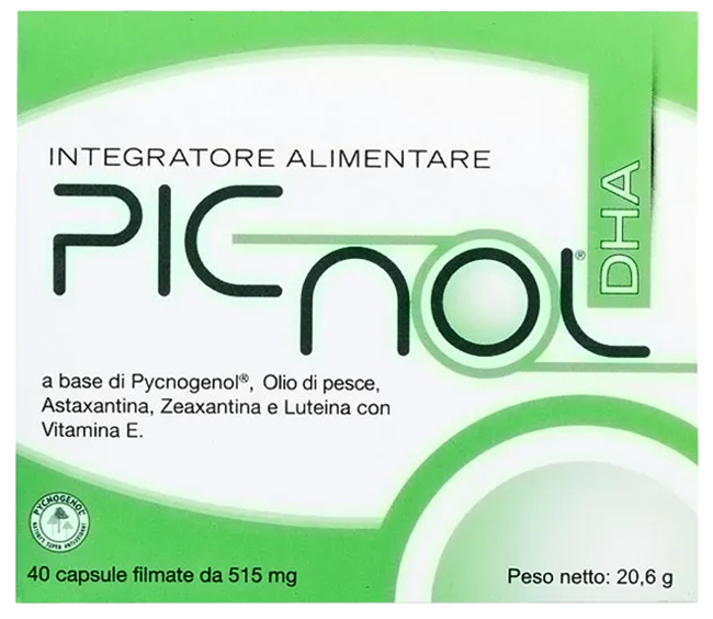 PICNOL DHA 40 CAPSULE 21,11 G - farmachicca