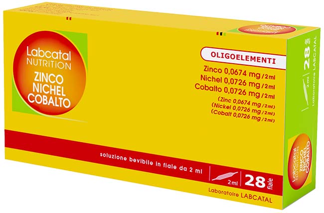 LABCATAL OLIGOSOL ZINCO/NICHEL/COBALTO 28 FIALE 2 ML - farmachicca