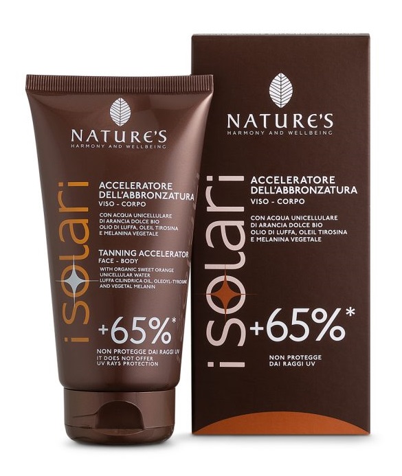 NATURES I SOLARI ACCELERATORE DELL'ABBRONZATURA +65% 150 ML - farmachicca