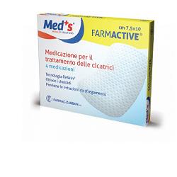 CEROTTO FARMACTIVE CICATRICI 7,5X10CM 4 PEZZI - farmachicca