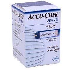 STRISCE MISURAZIONE GLICEMIA ACCU-CHEK AVIVA BRK RETAIL 50 PEZZI - farmachicca