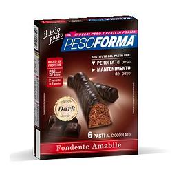 PESOFORMA BARRETTE DARK 12 X 31 G - farmachicca