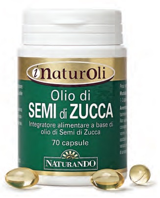 I NATUROLI OLIO DI SEMI DI ZUCCA 70 CAPSULE - farmachicca