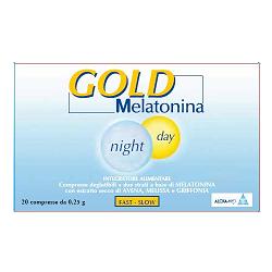 MELATONINA GOLD HTP 1MG 20 COMPRESSE - farmachicca