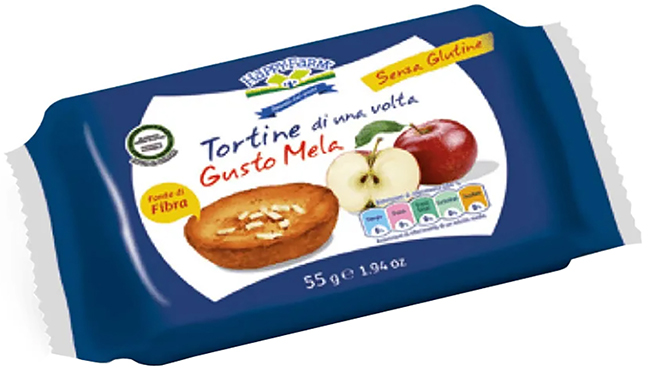HAPPY FARM TORTINE MELA 55 G - farmachicca