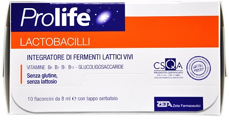 PROLIFE LACTOBACILLI 10 FLACONCINI 8 ML - farmachicca