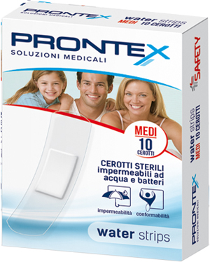 CEROTTO PRONTEX WATER STRIPS MEDIO 10 PEZZI - farmachicca