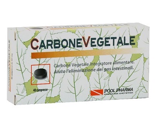 CARBONE VEGETALE POOL PHARMA 40 COMPRESSE - farmachicca