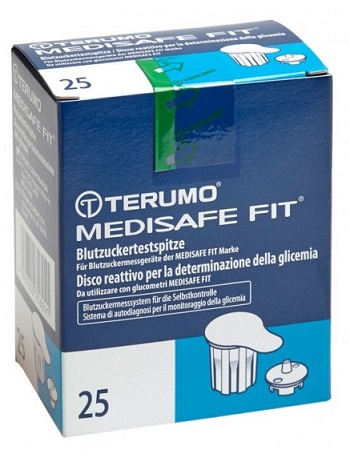 DISCO PER LA DETERMINAZIONE DELLA GLICEMIA MEDISAFE FIT 25 PEZZI - farmachicca