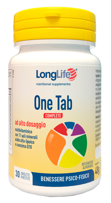 LONGLIFE ONE TAB COMPLETE 30 TAVOLETTE - farmachicca