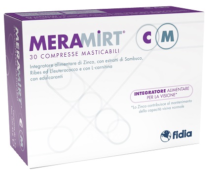 MERAMIRT CM 30 COMPRESSE MASTICABILI - farmachicca