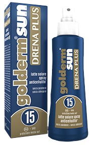 GOLDERM SUN DRENA PLUS SPF 15 SPRAY 200 ML - farmachicca