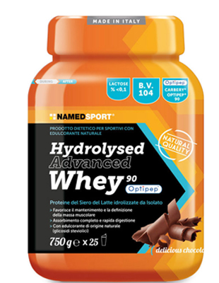 HYDROLYSED ADVANCED WHEY DELICIOUS CHOCOLATE BARATTOLO POLVERE ORALE 750 G - farmachicca