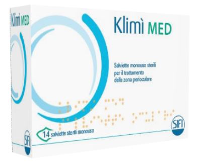 KLIMI' MED 14 SALVIETTINE DETERGENTI MONOUSO STERILI PER L'IGIENE OCULARE - farmachicca