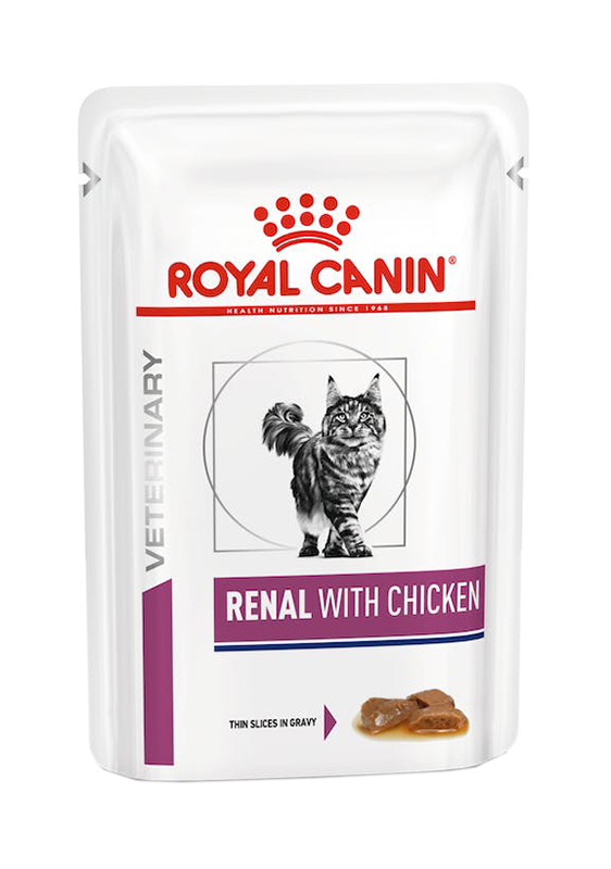 VHN W CAT RENAL CHICKEN 12 BUSTINE 85 G - farmachicca