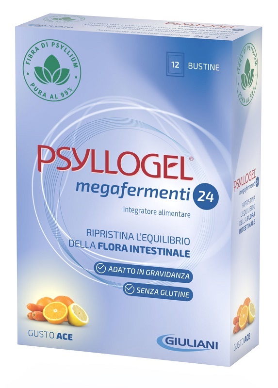 PSYLLOGEL MEGAFERMENTI 24 ACE 12 BUSTE 3 G - farmachicca