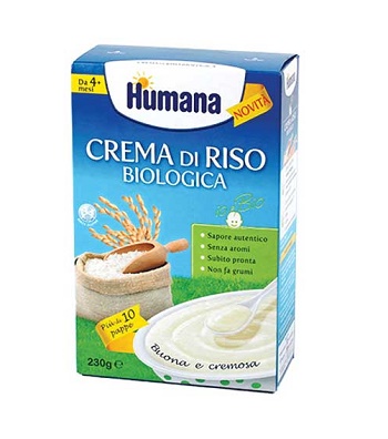 HUMANA CREMA DI RISO BIOLOGICO 230 G - farmachicca