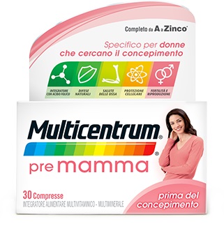 MULTICENTRUM PRE MAMMA 30 COMPRESSE - farmachicca