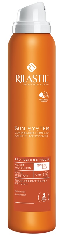 RILASTIL SUN SYSTEM PHOTO PROTECTION THERAPY SPF15 TRANSPARENT SPRAY 200 ML - farmachicca