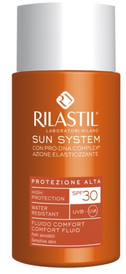 RILASTIL SUN SYSTEM PHOTO PROTECTION THERAPY SPF30 COMFORT FLUIDO 50 ML - farmachicca