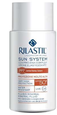 RILASTIL SUN SYSTEM PHOTO PROTECTION THERAPY SPF50+ FLUIDO MINERAL 50 ML - farmachicca