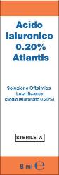 ACIDO IALURONICO 0,20% PLURIDOSE SOLUZIONE OFTALMICA 8 ML - farmachicca