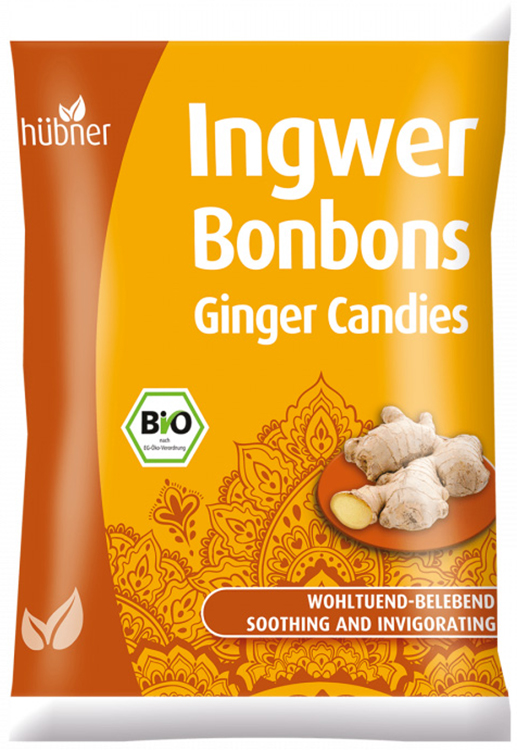 HUBNER CARAMELLE DIGESTIVE ALLO ZENZERO 69 G - farmachicca