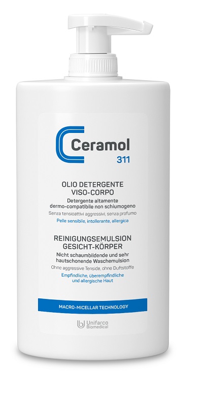 CERAMOL 311 OLIO DETERGENTE VISO/CORPO 400 ML - farmachicca
