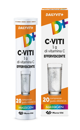 MASSIGEN VITAMINA C 1G EFFERVESCENTE 20 COMPRESSE - farmachicca