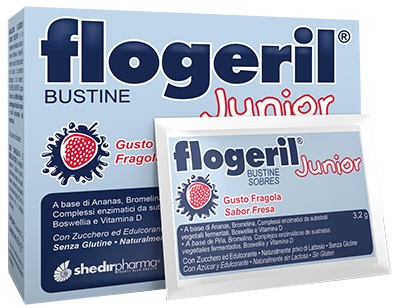 FLOGERIL JUNIOR FRAGOLA 20 BUSTINE - farmachicca