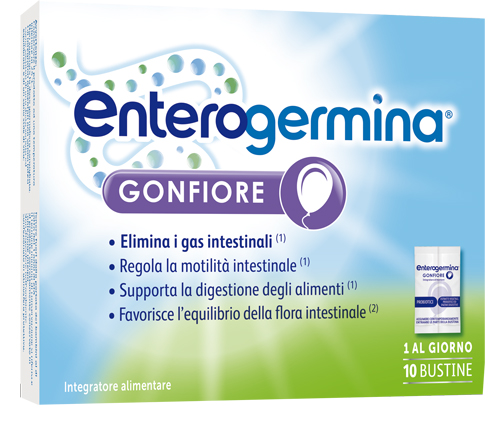 ENTEROGERMINA GONFIORE 10 BUSTINE BIPARTITE - farmachicca