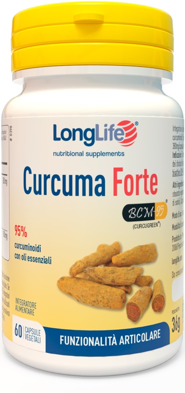 LONGLIFE CURCUMA FORTE 60 CAPSULE VEGETALI - farmachicca