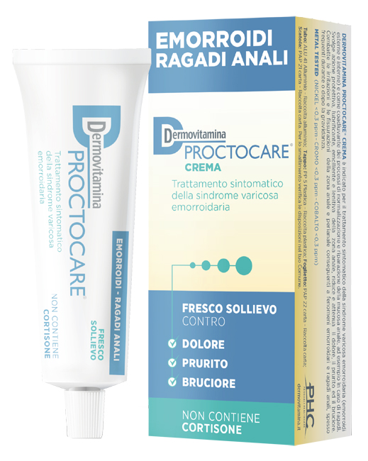 DERMOVITAMINA PROCTOCARE CREMA EMORROIDI RAGADI ANALI 30 ML CON CANNULA - farmachicca
