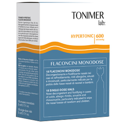 TONIMER LAB HYPERTONIC 18 FLACONCINI MONODOSE - farmachicca