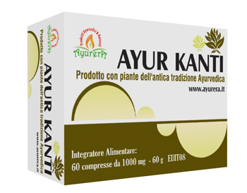 AYUR KANTI 60 COMPRESSE 1 G - farmachicca