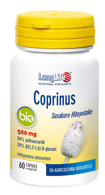 LONGLIFE COPRINUS BIO 60 CAPSULE - farmachicca