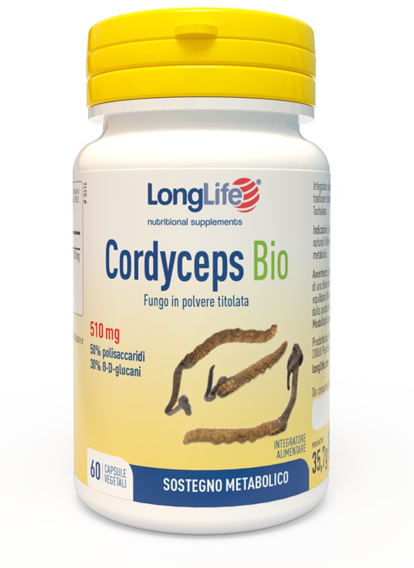 LONGLIFE CORDYCEPS BIO 60 CAPSULE - farmachicca