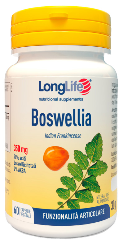 LONGLIFE BOSWELLIA 60 CAPSULE VEGETALI - farmachicca