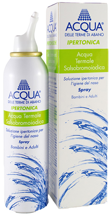 ACQUA DELLE TERME DI ABANO IPERTONICA SPRAY IRRIGAZIONE NASALE 125 ML - farmachicca