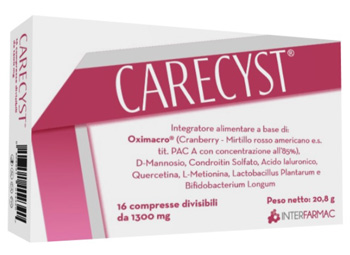 CARECYST 16 COMPRESSE DIVISIBILI DA 1300 MG - farmachicca
