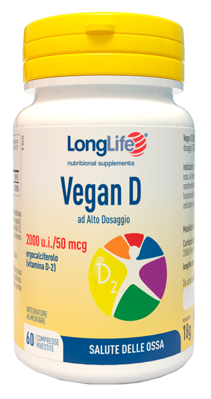 LONGLIFE VEGAN D 60 COMPRESSE - farmachicca