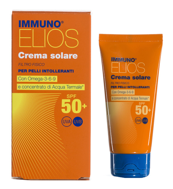 IMMUNO ELIOS  CREMA SOLARE SPF 50+ PELLI INTOLLERANTI - farmachicca