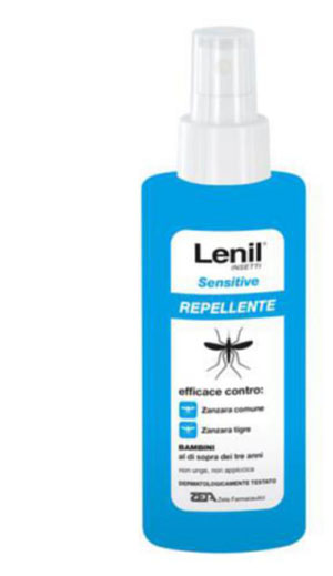 LENIL INSETTI SENSITIVE EMULSIONE ANTIZANZARA IN FLACONE + POMPA DISPENSER 100 ML - farmachicca