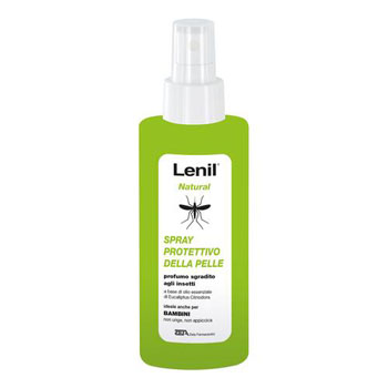 LENIL NATURAL SOLUZIONE ANTIZANZARA IN FLACONE + POMPA SPRAY 100 ML - farmachicca