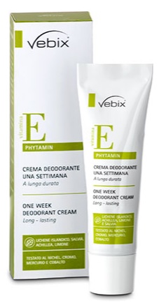 VEBIX PHYTAMIN CREMA DEODORANTE 1 SETTIMANA 25 ML - farmachicca
