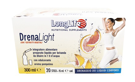 LONGLIFE DRENA LIGHT 20 STICKPACK - farmachicca