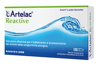 ARTELAC REACTIVE SOLUZIONE OFTALMICA MONODOSE 20 UNITA' DA 0,5 ML - farmachicca