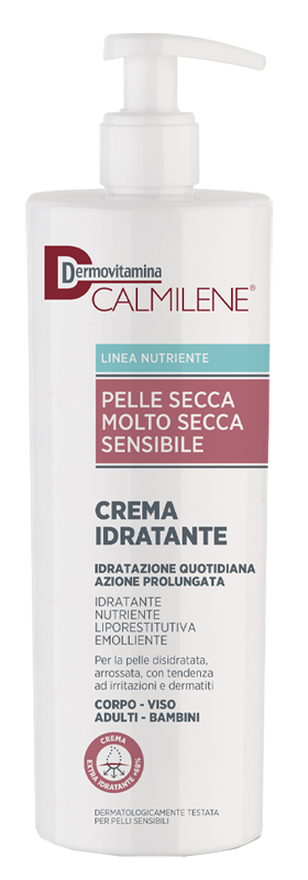 DERMOVITAMINA CALMILENE CREMA IDRATANTE PER PELLE SECCA, MOLTO SECCA O SENSIBILE 500 ML - farmachicca
